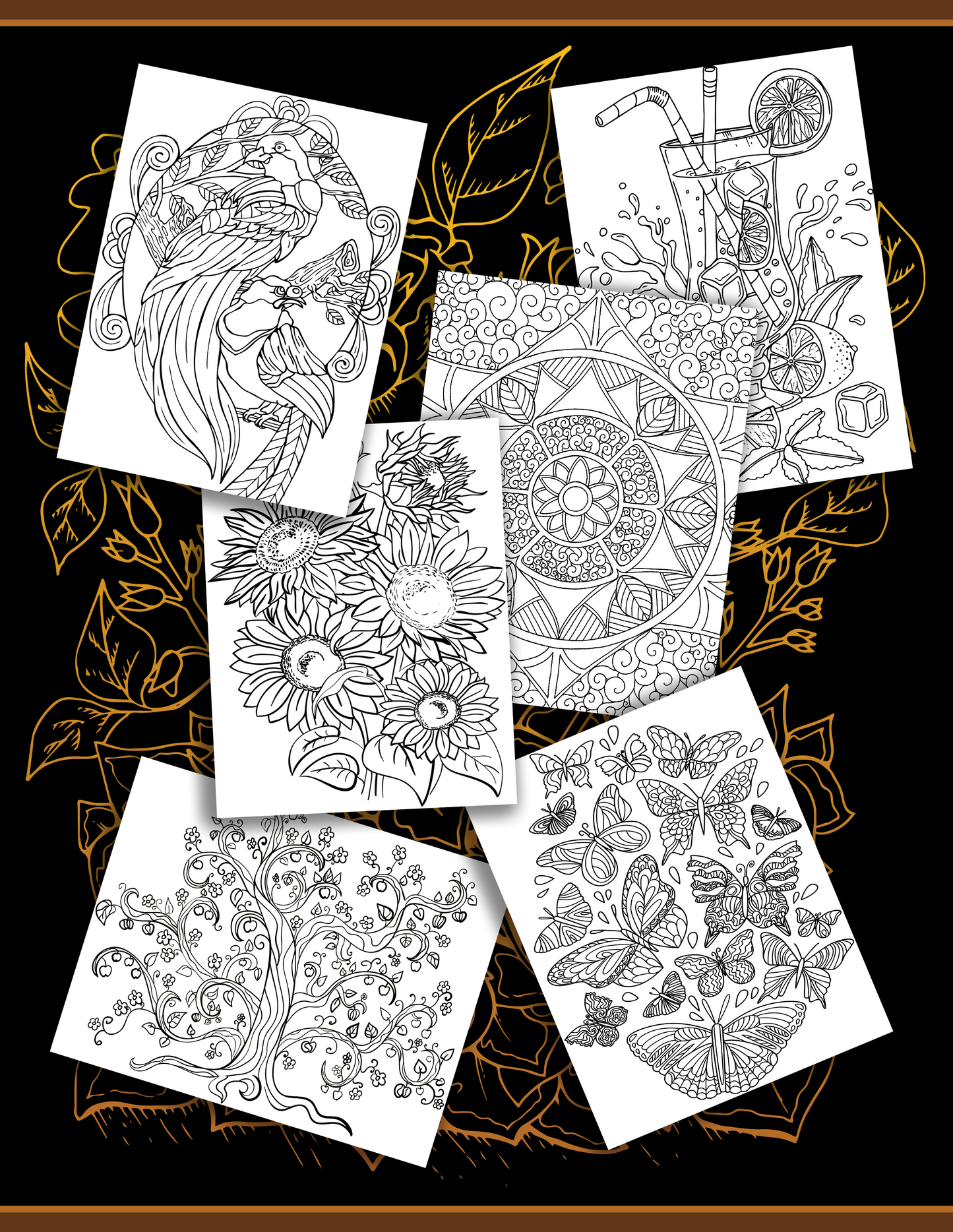 Adult Coloring Book: 30 Summer Heat Coloring Pages