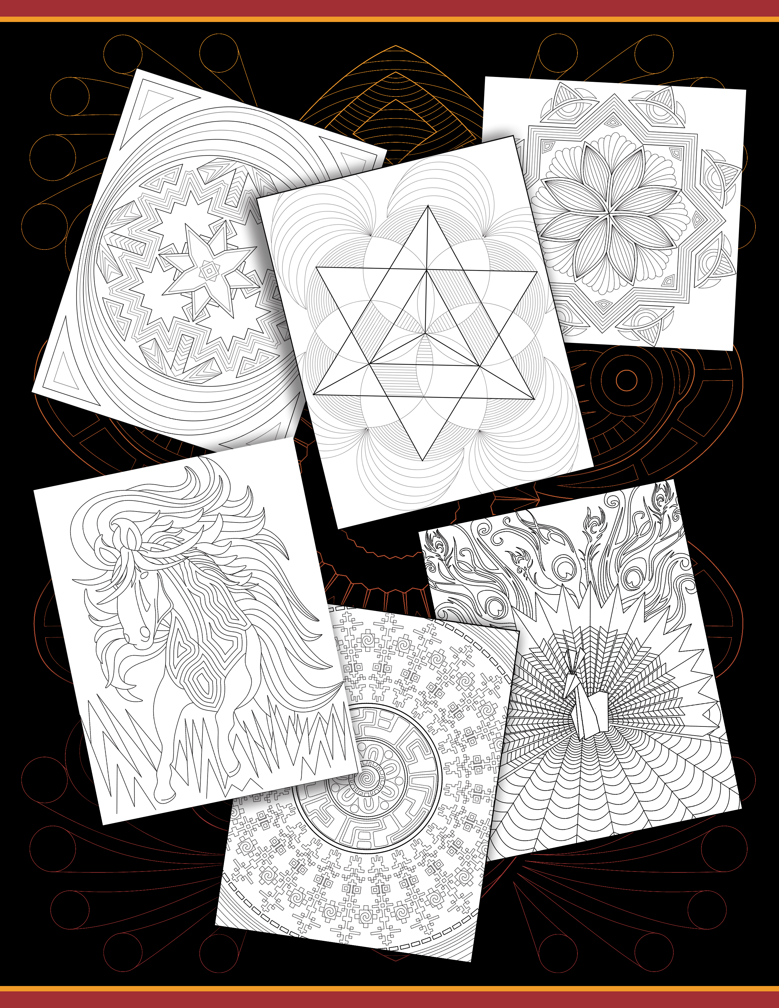 Abstract Patterns – ColoringCraze